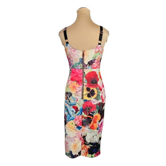 Ted Baker Doona Floral Swirl Dress Sz 1 US 4 - Picture 5 of 9